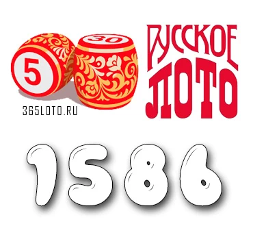 Русское лото тираж 1586